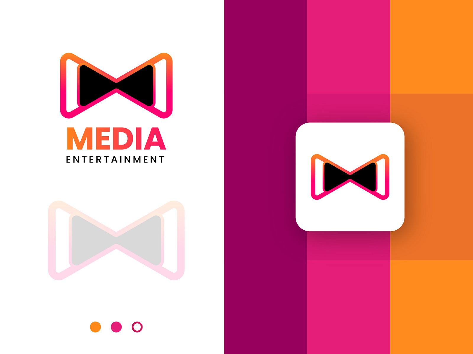 Media Entertainment Logo Design Unused By Rifat Siddiqi On Dribbble no-label-entertainment-logo-design-by-kerry-s-on-dribbble