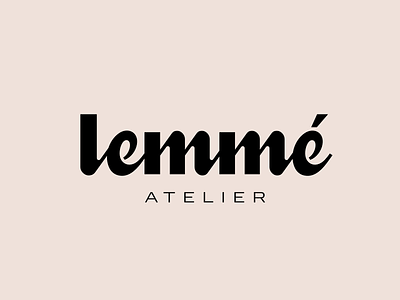 Lemme - Atelier letter lettering logo logodesign logotype type typeface typography wordmark