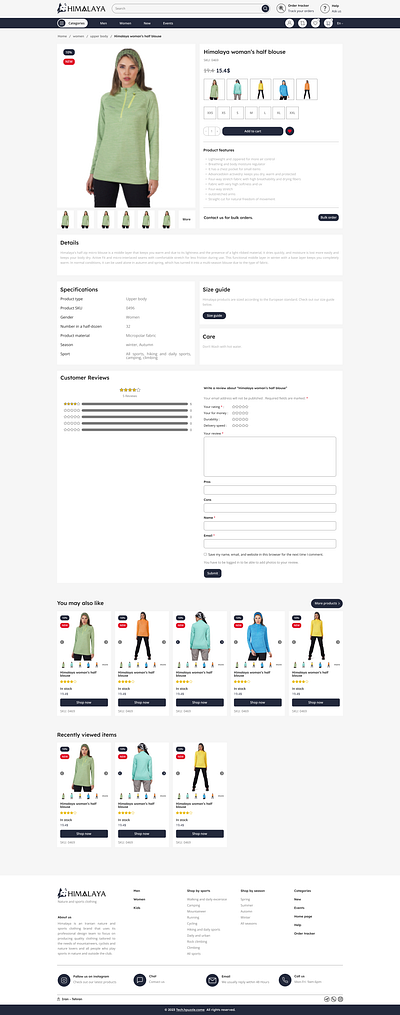 UI/UX_online shop_product view page branding design graphic graphic design illustration logo typography ui ux vector