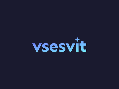 Vsesvit - logo for IT consulting company branding design graphic design logo logo design ui vector