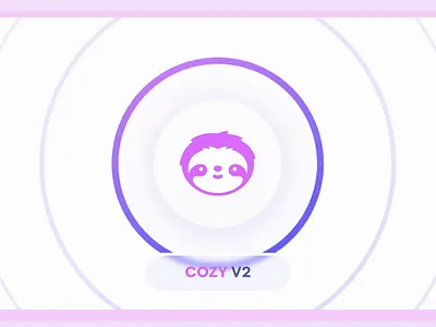 Cozy v2 Teaser animation branding graphic design motion graphics pulsing