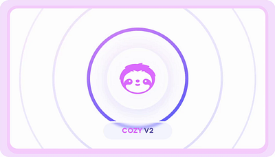 Cozy v2 Teaser animation branding graphic design motion graphics pulsing