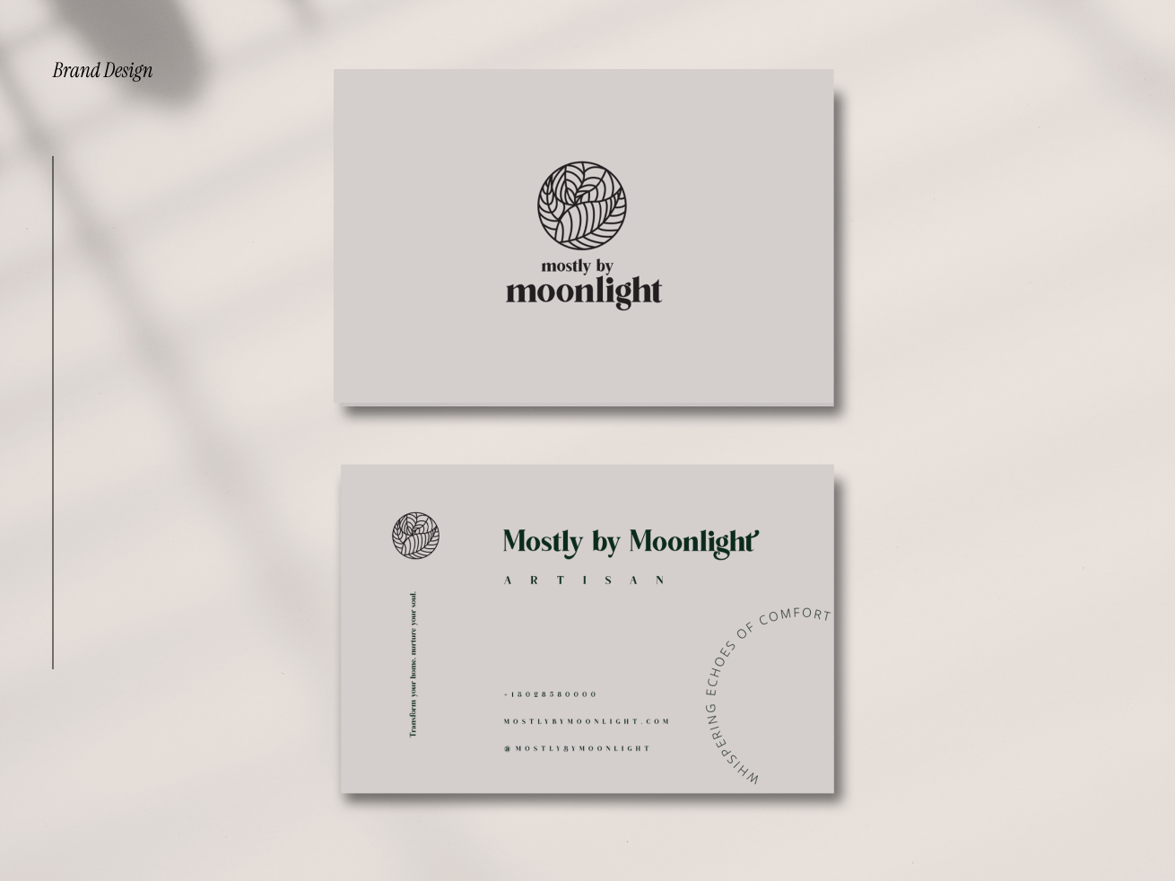 Brand & Logo Design for Mostly By Moonlight