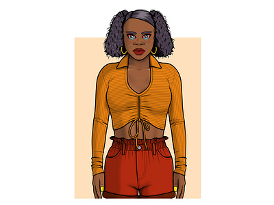 Scarlet clothes empowerment fashion fashion illustration illustration
