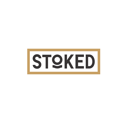 STOKED branding concept graphic design illustration logo typography