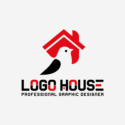 Modern brand identity abstract bird house logo design 3d animation branding cartoon graphic design liiustrator logo motion graphics silhouette ui