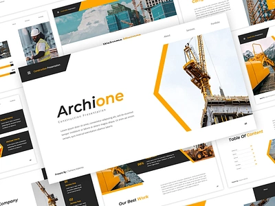 Archione - Construction Presentation agency architect architecture build building business construction creative design drafter graphic design powerpoint presentation project typography ui