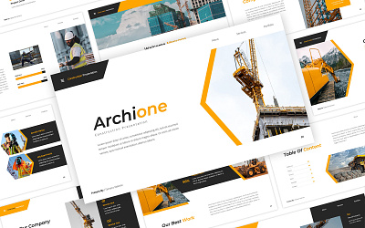 Archione - Construction Presentation agency architect architecture build building business construction creative design drafter graphic design powerpoint presentation project typography ui