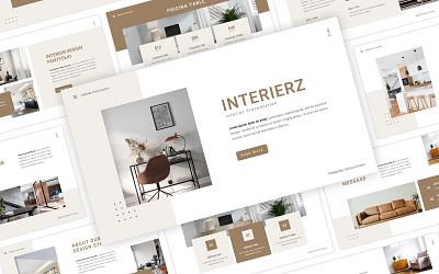 Interierz - Interior Presentation agency architecture business creative decor design furniture graphic design home interior powerpoint presentation simple typography ui