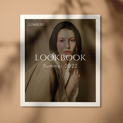 Fashion Lookbook Design - Lumiere Co. beauty beige book clean editorial elegant fashion indesign lookbook magazine minimalist modern