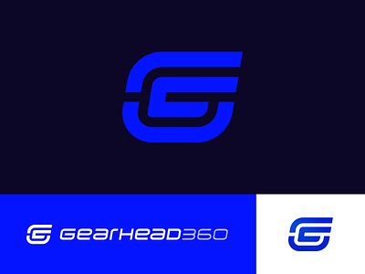 Gearhead360 - Logo Design automotive brand identity branding brandmark cars design graphic design icon identity design logo logo design logo designer logo guidelines logodesign logotype modern logo parts performance symbol wordmark