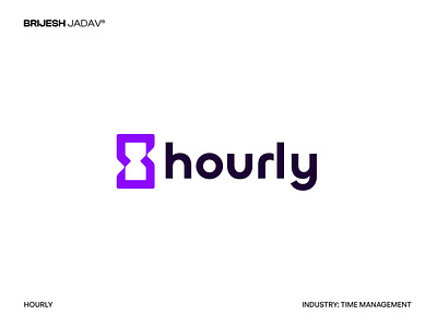 Hourly Logo abstract abstract logo concept creative design graphic design hourglass logo hourly logo icon logo logo design logomark logotype time time logo time managment timeless logo