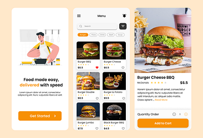 Food Delivery App design food delivery ui uiux