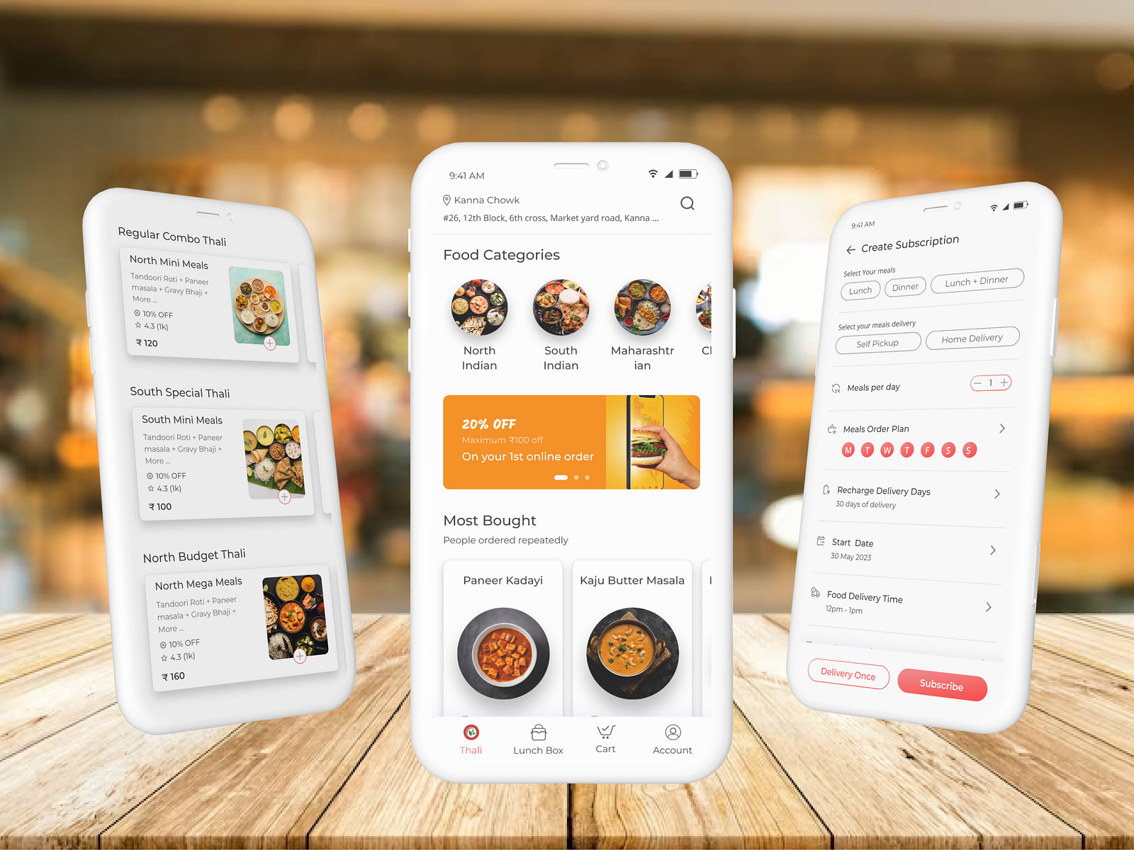 Food App - Mobile App Design by Shrishail Hiremath on Dribbble