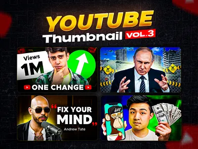 YouTube Thumbnail Design banner design gadet banner design instagram post design social media banner design social media banner template social media design social media post design thumbnail youtube banner youtube thumbnail