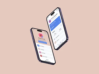 Tramkam UI KIT - Profile animation app design ios kit mobile profile template tramkam ui