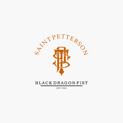 Monogram Vintage Logo PTS animation branding design graphic design illustration logo typography ui ux vector