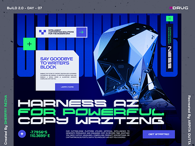 BuiLD 2.0 - Day 07 - "Responsive AI-Copy-writing Website" aicopywriting arpita artificial intelligence build build 2.0 business dailyui design designdrug figma future landing page layout design ui ux watchmegrow web web design website design