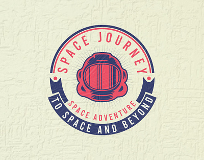Space Journey Vintage Badge Logo badge badge design badge logo badge logo design badges branding design illustration logo space space logo ui vector