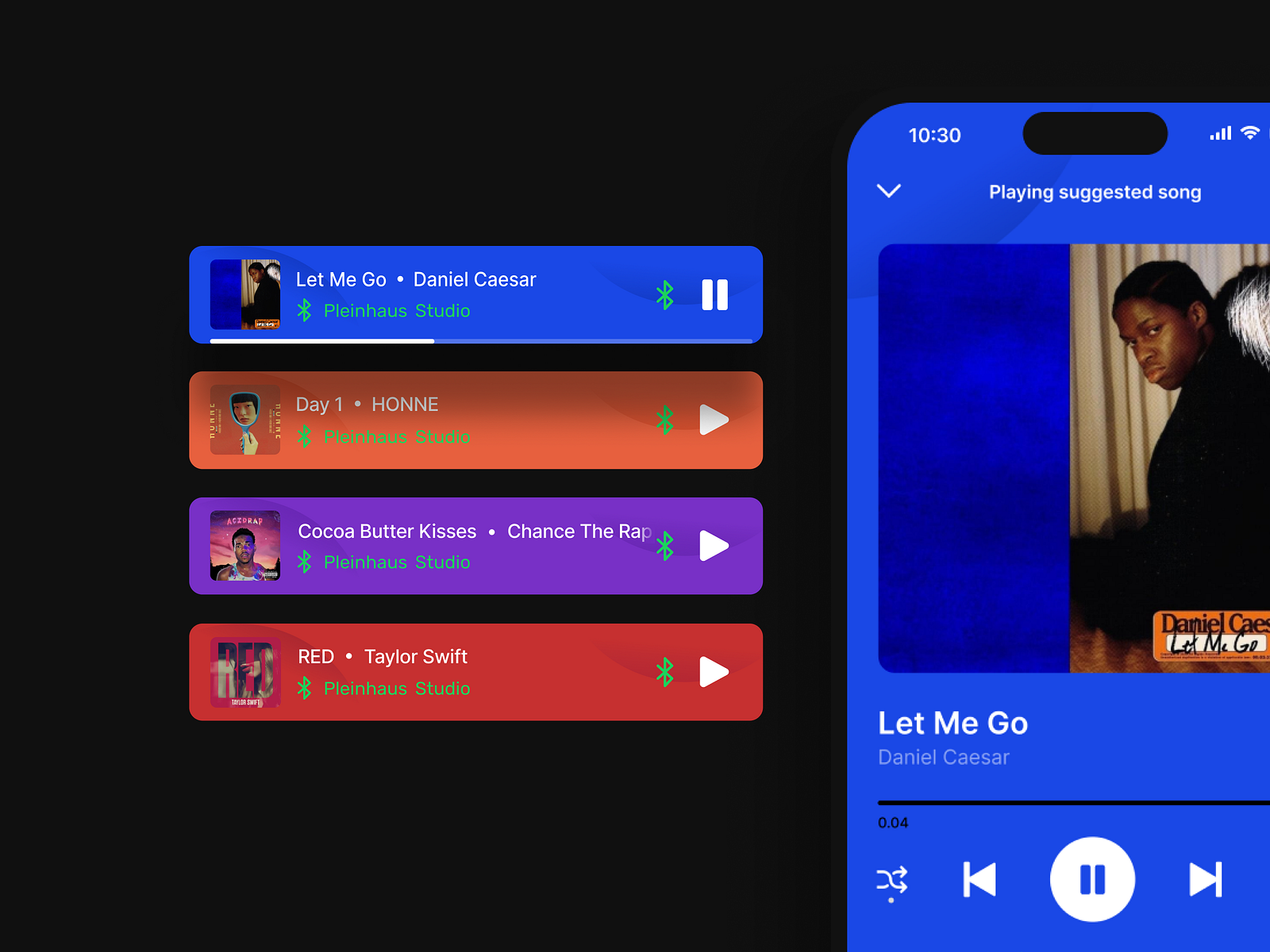 Spotify Now Playing Redesigned by George B on Dribbble