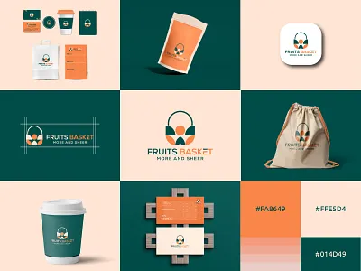 Food Logo | Basket Logo | Fruits Logo Design bag logo basket logo branding cafe logo food logo fresh logo fruit logo fruits basket logo green logo iconic identity leaf logo logo design m logo modern natural logo restarurant logo shop logo shopping bag logo u logo