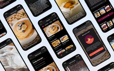 Tasty App Redesign app branding design mobile ui ux