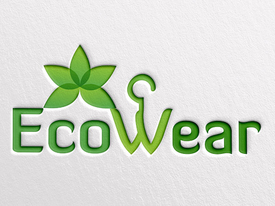 Eco Wear logo design abstract design brand identity branding business logo design customlogo design graphic design illustration logo logodesigners logodesignprocess logodesignstudio logomarketing logorenewal realestateagency ui vector