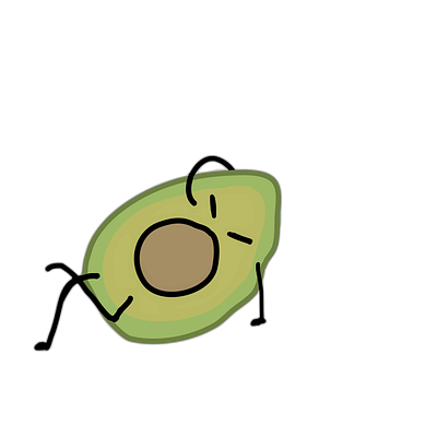 Cute Avocado Dance Hiphop design graphic design