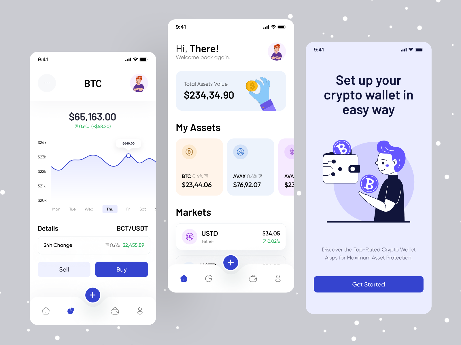 Crypto Wallet App Ui By Ofspace Ux Ui On Dribbble