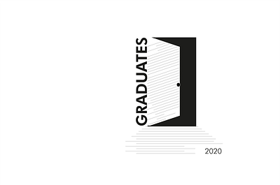 Gradates 2020 clean creative design minimal simple typography