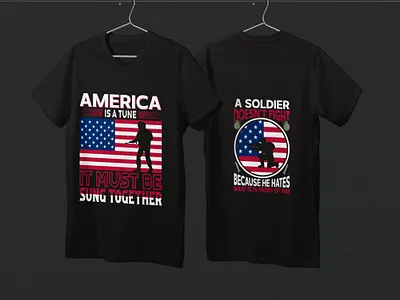 USA Army T-shirt Design illustration