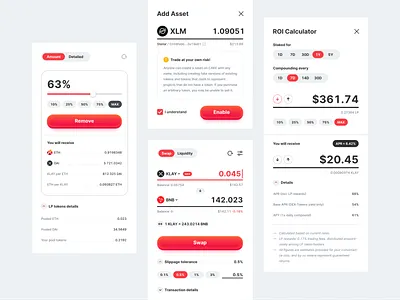 Crypto Decentralixed Exchange crypto cryptocurrence dex flat mobile swap uxui