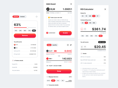 Crypto Decentralixed Exchange crypto cryptocurrence dex flat mobile swap uxui