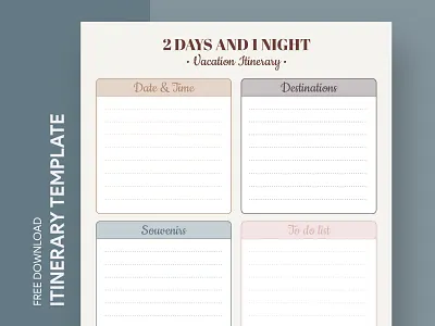 Printable Itinerary Free Google Docs Template design docs document google itinerary ms print printing program route schedule template templates timeline word