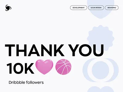 10k followers 10k animation art celebration dribbble illustration