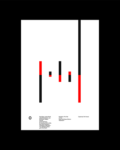 Project 0 Poster N1 clean creative design minimal simple typography