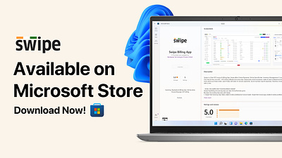 Swipe Available on Microsoft Store billing gst invoicing manageinventory payments swipe