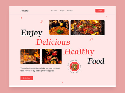 Food Delivery Landing Page Design best food design better ui food delivery website fast food design food app food delivery design food design food ui design food website landing design landing page resturant design ui design website design