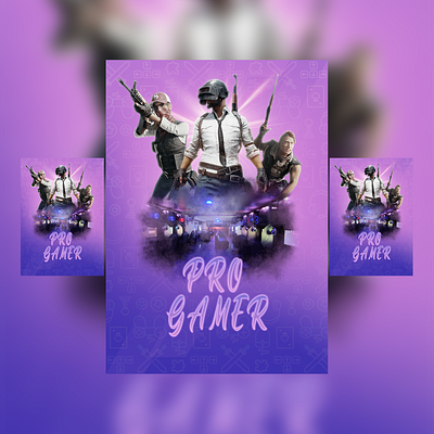 Pro Gamer branding games store graphic design