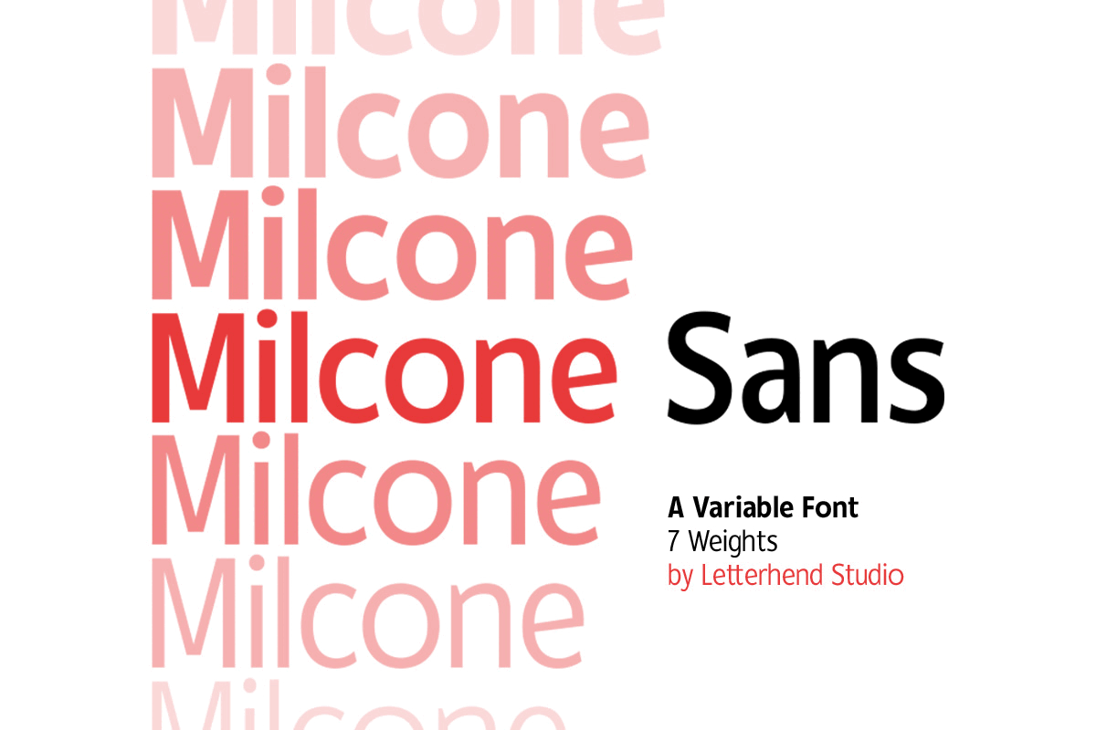 Milcone - Variable Sans branding freebies