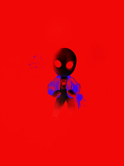 Spider-Man: Across the Spider-Verse animation character illustration miles morales motion graphics procreatanimation rotation spider spiderman texture vector