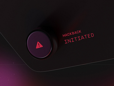HackBack™ technology 3d animation attack defense design hack hackback interactive motion productdesign quantumwallet red temperature ui warning website