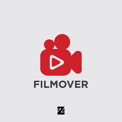 Filmover Logo branding design design logo filmover graphic design icon logo logo video logos logos video logotype play simple logo symbols templates ui vector video logo