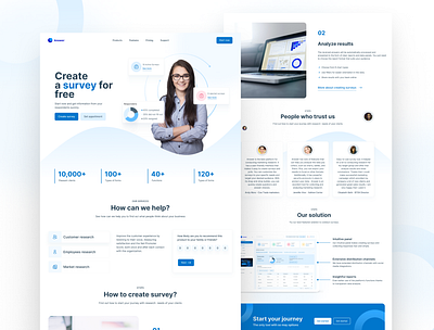 Landing page for application design figma landingpage ui uidesigner uiinspiration uiuxdesign userinterface userinterfacedesign ux web websitedesign