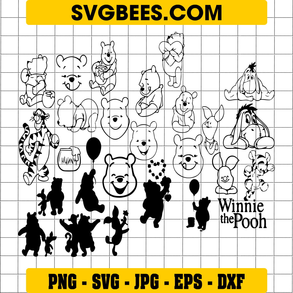 H1: Unleash the Magic of Childhood: Exploring Winnie the Pooh SVGs for Cricut