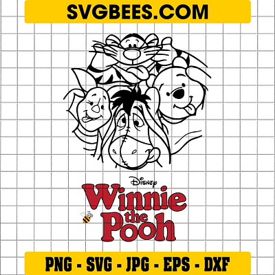 Winnie The Pooh SVG Files svgbees winnie the pooh svg files