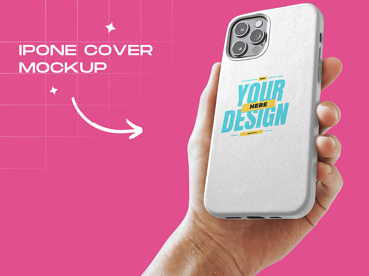 Free iPhone Cover Mockup by Mockey on Dribbble