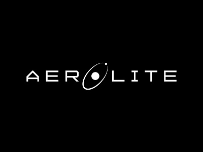 Aerolite Logo branding daily logo challenge graphic design logo planet rocketship space warmup