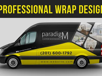 Paradigm Vehicle Wrap Design adobe illustrator brand identity branding car graphics car wrap decal design ford graphic design illustration livery logo van wrap vector vehicle branding vehicle wrap vinyl wrap wrap wrap design wrapping