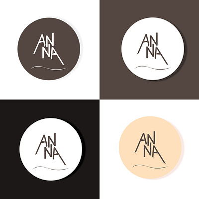 Logotip Anna branding graphic design illustration logo